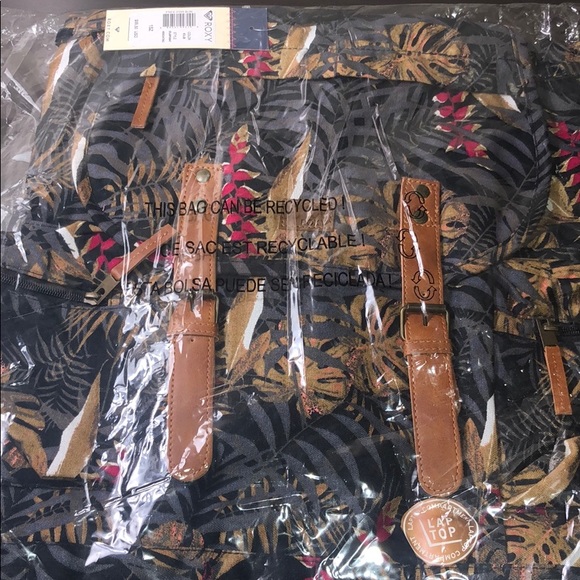 🆕Roxy Free For Sun Anthracite Jungly Flowers - Picture 5 of 8